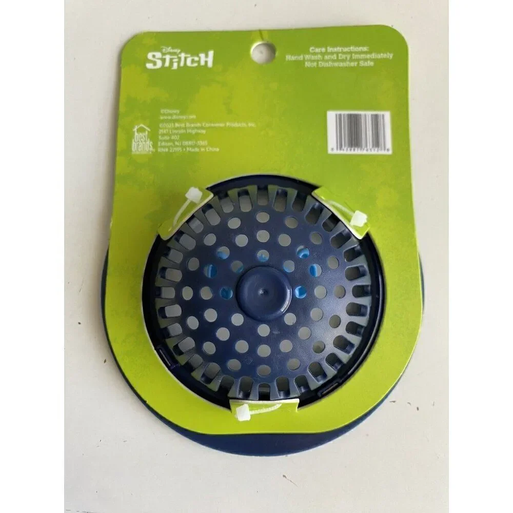 Disney Lilo And Stitch KITCHEN‎ SINK STRAINER Standard Size Drain Blue  NEW